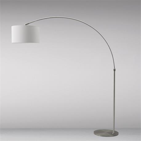 PIE SALON ARCO CROMO C/P 30 CM BLANCA PVC