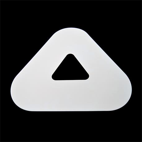 DIFUSOR TRIANGULAR COLGANTE 429/60 POLIPROPILENO BLANCO OPO