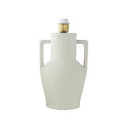 Lámpara de Mesa JADE Cerámica Blanca Sin Pantalla