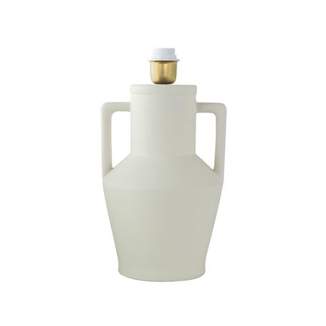 Lámpara de Mesa JADE Cerámica Blanca Sin Pantalla