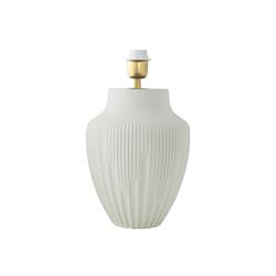 Lámpara de Mesa MELISA Cerámica Blanca Sin Pantalla