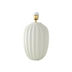 Lámpara de Mesa BEATRIZ Cerámica Blanca Sin Pantalla