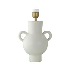 Lámpara de Mesa MENCÍA Cerámica Blanca Sin Pantalla