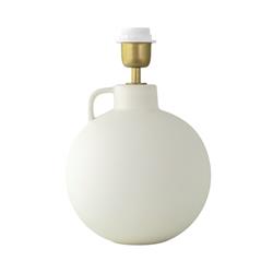 Lámpara de Mesa ELVIRA Cerámica Blanca Sin Pantalla