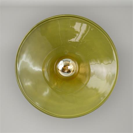 Plafón techo/pared JULIANA 1 luz verde