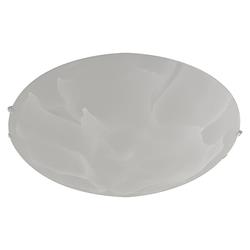 PLAFON DUNA E27 CRISTAL BLANCO