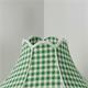 Lámpara Pie de Salón CATALINA Pantalla Cuadros Verdes