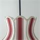 Lámpara de Techo EPIFANÍA Pantalla Rayas Rojas D40