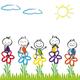 PLAFON LED CUAD. IMPRESION NIÑOS 18W 4200k