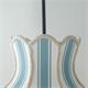 Lámpara de Techo EPIFANÍA Pantalla Rayas Azules D70