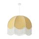Lámpara de Techo NAZARIA Pantalla Cuadros Amarillos D70