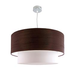 COLGANTE LIA PLISADO 50CM 2L MARRON