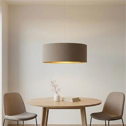 COLGANTE SURREY TOPO / ORO 3 LUCES