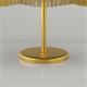 Lámpara de Mesa LIV Oro Beige con Flecos Oro