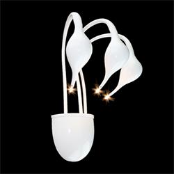 APLIQUE PARED CISNE BLANCO 3 LUCES 3 X G4