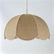 Lámpara de Techo VALENTINA Yute Natural con Galón Yute D50
