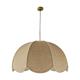 Lámpara de Techo VALENTINA Yute Natural con Galón Yute D70