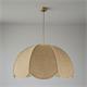 Lámpara de Techo VALENTINA Yute Natural con Galón Yute D70