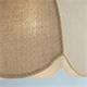 Lámpara de Techo VALENTINA Yute Natural con Galón Yute D70