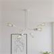 Lámpara de Techo AGUEDA Metal Blanco 6 Luces