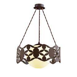 COLGANTE BOLA 1L MARRON D45