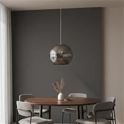 COLGANTE MOSAICO NEGRO 30CM