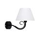 APLIQUE FORJA TREBOL 1 LUZ NEGRO C/P PVC