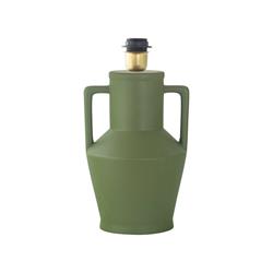 Pie de Lámpara JADE Cerámica Verde Sin Pantalla