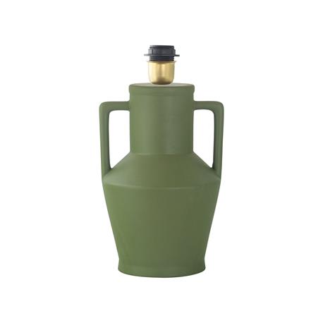 Pie de Lámpara JADE Cerámica Verde Sin Pantalla