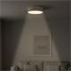 Plafón de Techo Redondo ENZO II Tejido Beige 40 Cm 2 Luces