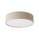 Plafón de Techo Redondo ENZO II KAV Beig 45 Cm 2 Luces