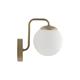 Aplique de Pared CINTIA Metal Oro C/T Blanco Mate 1 Luz