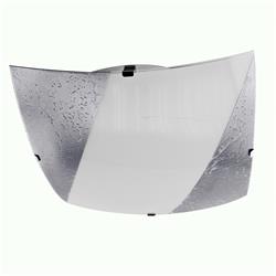 PLAFON CUADRADO LED VIN 25CM GRIS