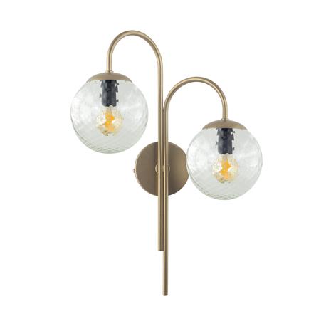 Aplique Doble Oro y Bicos Transparente | Serie CINTIA