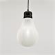 COLGANTE ERIC BULB 1 LUZ OPAL BLANCO D30