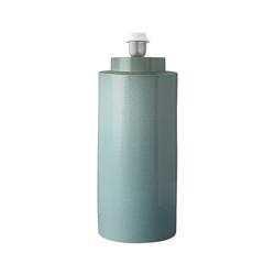 Armadura Lámpara Mesa ALBERT Cerámica Verde Agua Metal Gris