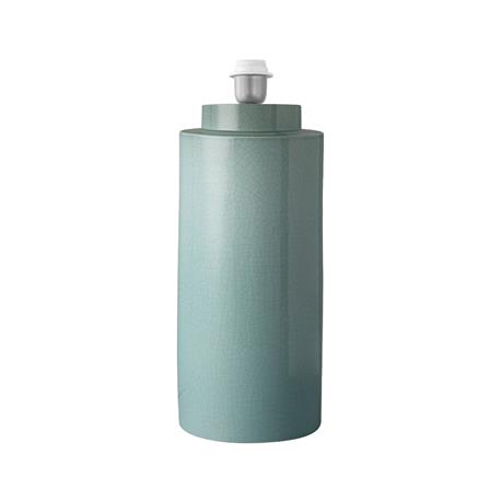 Armadura Lámpara Mesa ALBERT Cerámica Verde Agua Metal Gris