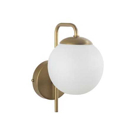 Aplique de Pared Oro y Cristal Blanco | Serie ELOISE