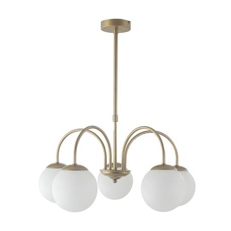 Lámpara de Techo Oro Tulipas Blancas | Serie ELOISE