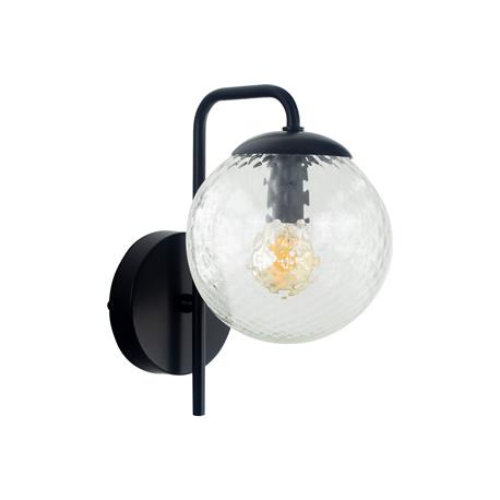 Aplique de Pared Negro y Bicos Transparentes | Serie ELOISE