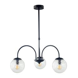 Lámpara de Techo Negra y Bicos Transparentes | Serie ELOISE