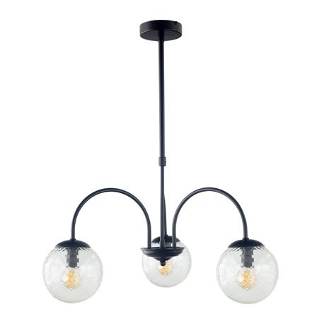 Lámpara de Techo Negra y Bicos Transparentes | Serie ELOISE