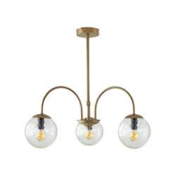 Lámpara de Techo Oro y Bicos Transparentes | Serie ELOISE