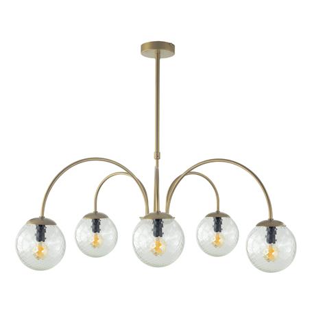 Lámpara de Techo Oro y Bicos Transparentes | Serie ELOISE