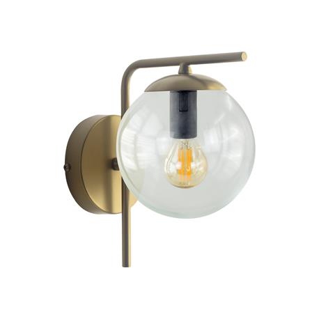 Aplique de Pared Oro Cristal Transparente | Serie PATRICIA