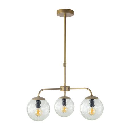 Lámpara de Techo Oro y Cristales Bicos | Serie PATRICIA