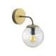 Aplique de Pared Oro y Cristal Bicos | Serie SILVIA