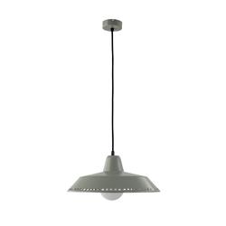 Lámpara de Techo de Metal Gris | Serie NORA