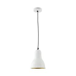 Lámpara de Techo de Metal Blanco y Oro | Serie DAKOTA