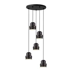 Lámpara Colgante de Metal Negro | Serie NAZARET